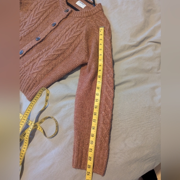 Brown Old Navy Buttoned Cardigan SZ L - Picture 6 of 9